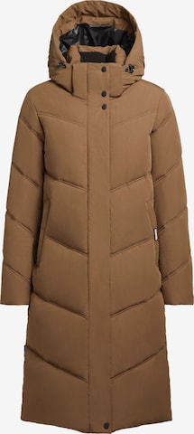 khujo Mantel 'AINU' in Braun: Vorderseite