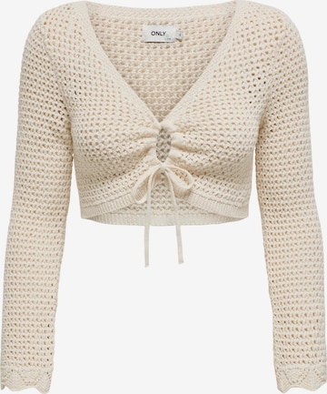 ONLY - Jersey en beige: frente