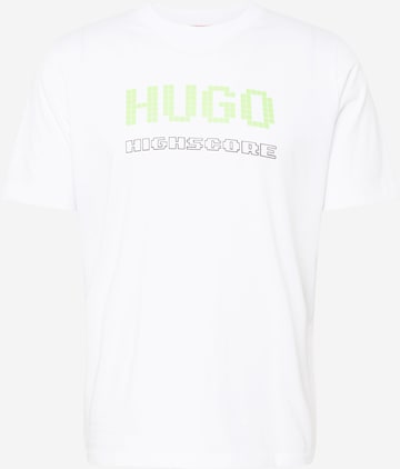 HUGO - Camisa 'Damer' em branco: frente
