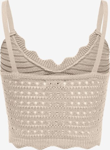 JDY Knitted top 'IDA MARIE' in Beige