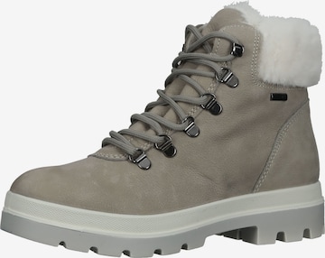 IMAC Lace-Up Ankle Boots in Grey: front