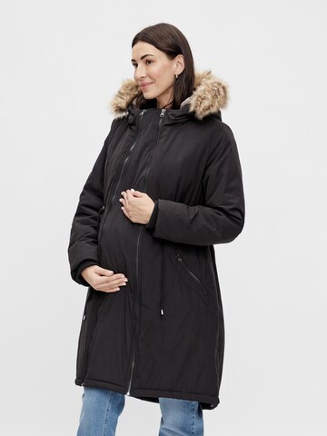 MAMALICIOUS Zimska jakna 'Amy' | črna barva: sprednja stran