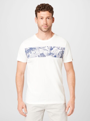 Ragwear Shirt 'VESPIO' in Wit: voorkant