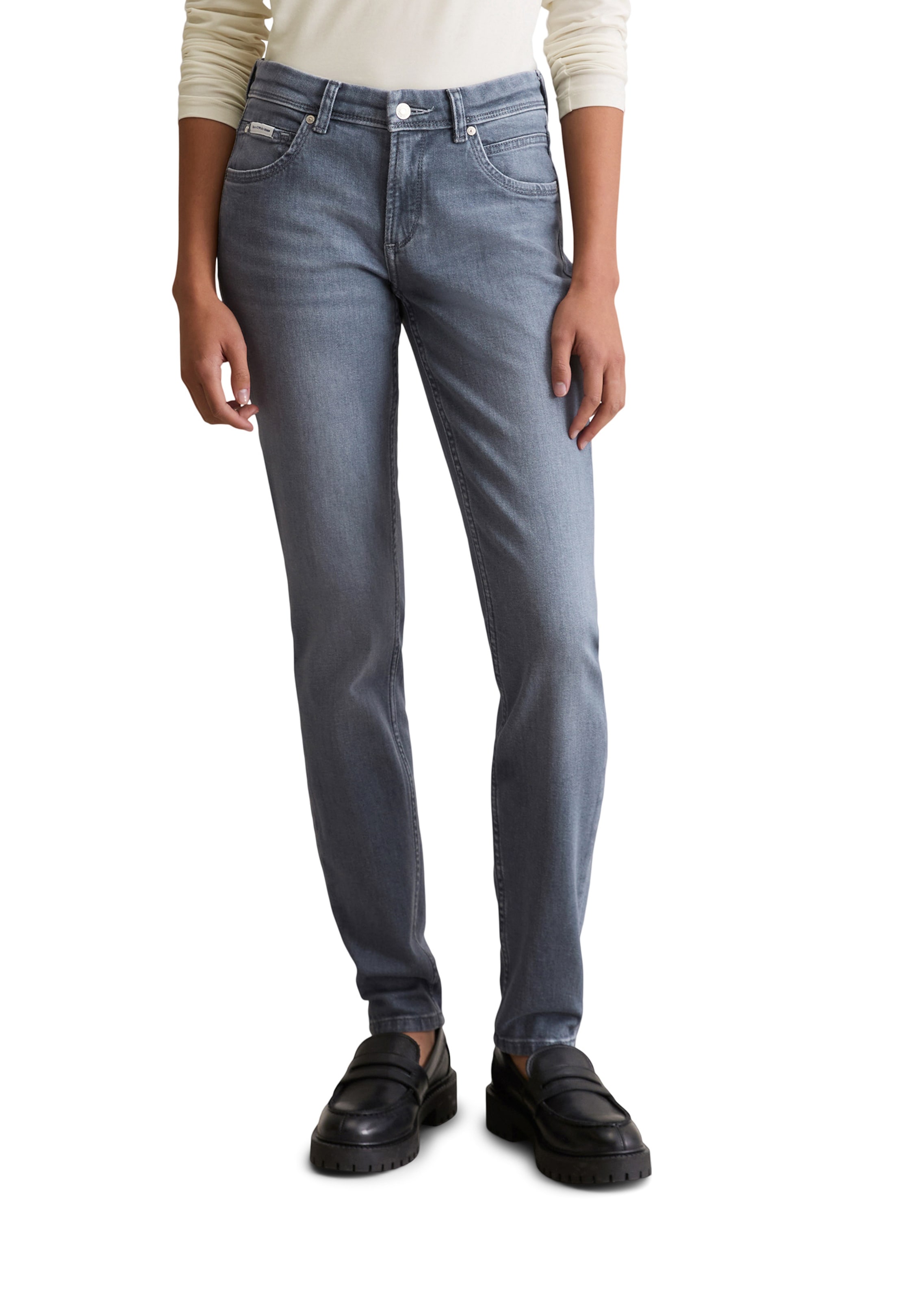 Regular Jean 'Alva' Marc O'Polo DENIM en gris : devant