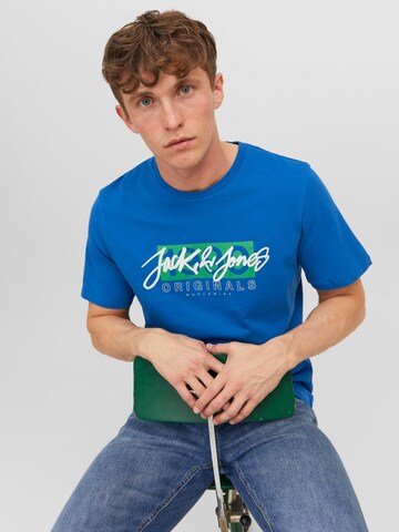 JACK & JONES Shirt 'RACES' in Blauw