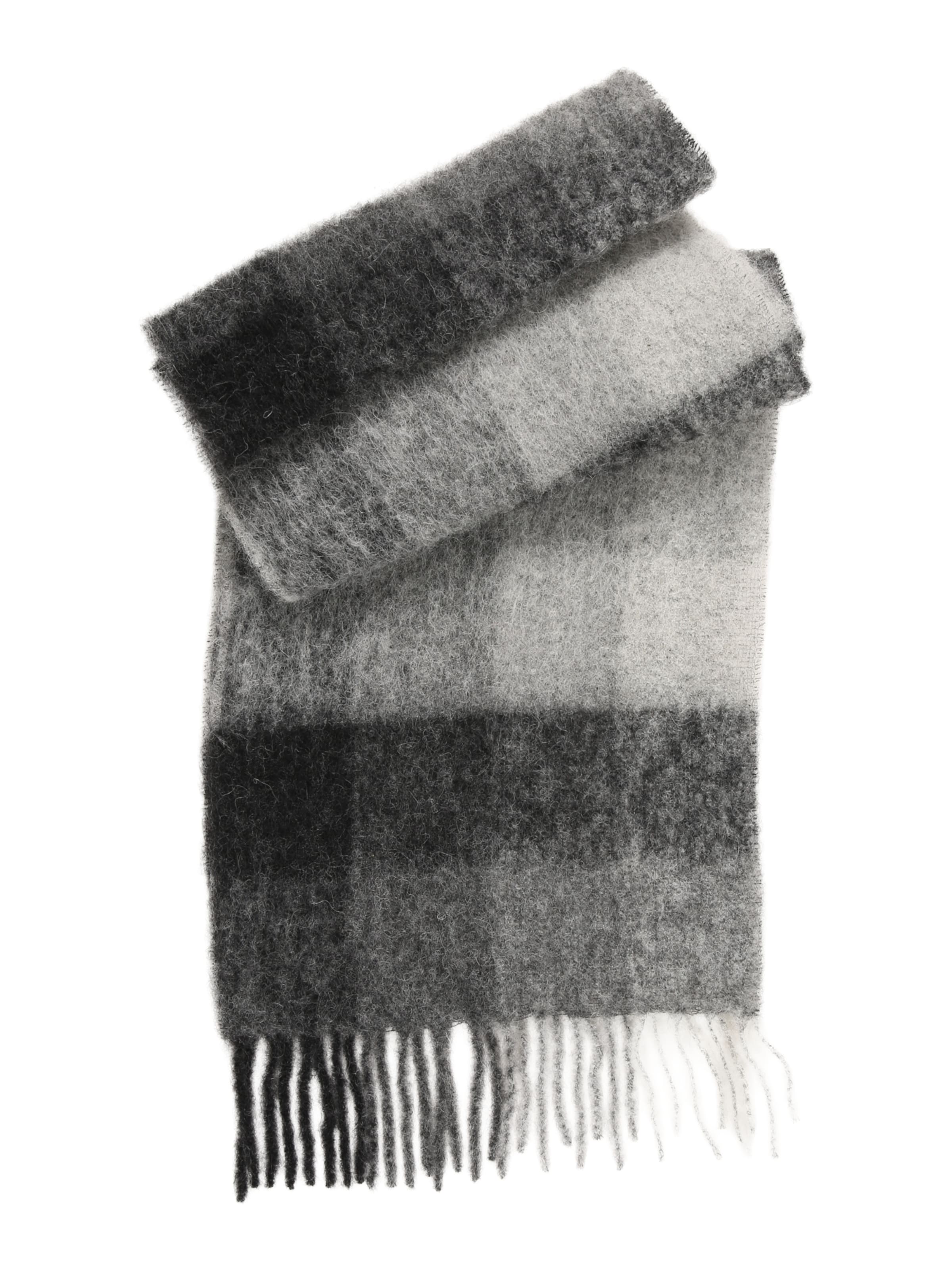 NN07 - Cachecóis '9016' em cinzento: frente