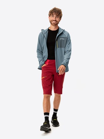 VAUDE Athletic fleece jacket 'Tekoa' in Blue