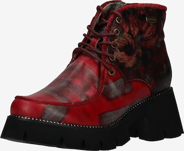 Laura Vita Stiefelette in Rot: Vorderseite