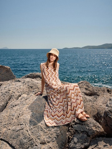 Pink Label Καλοκαιρινό φόρεμα σε ανάμεικτα χρώματα