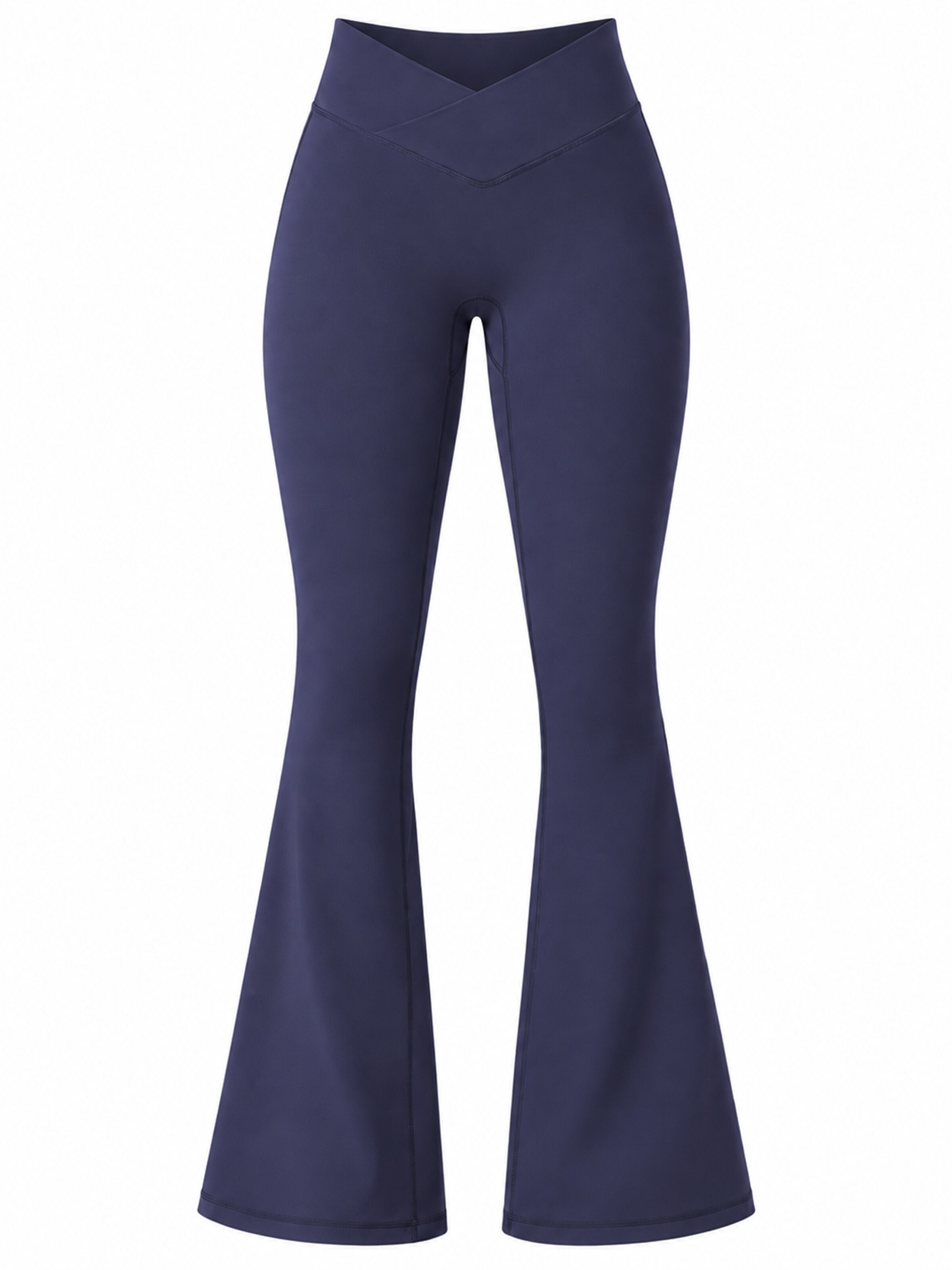 ZAAYO Flared Sporthose 'Women's High Waisted Flare Yoga Leggings'‌‌‌‌‌‌‌‌‌‌ in Blau: Vorderseite