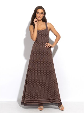 JIORO Kleid‌‌‌‌ in Braun