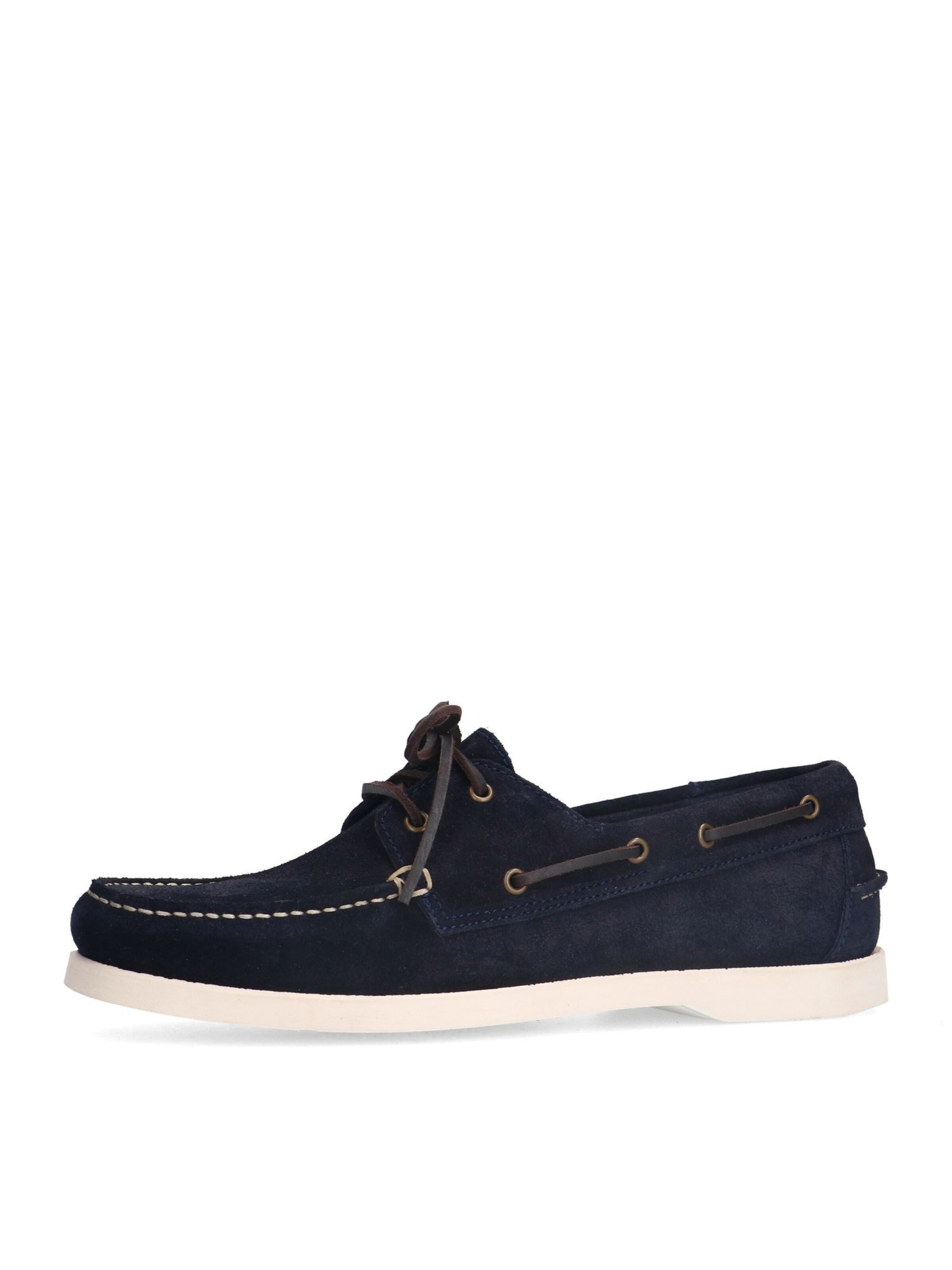 MANFIELD Mokassin in Blau: Vorderseite