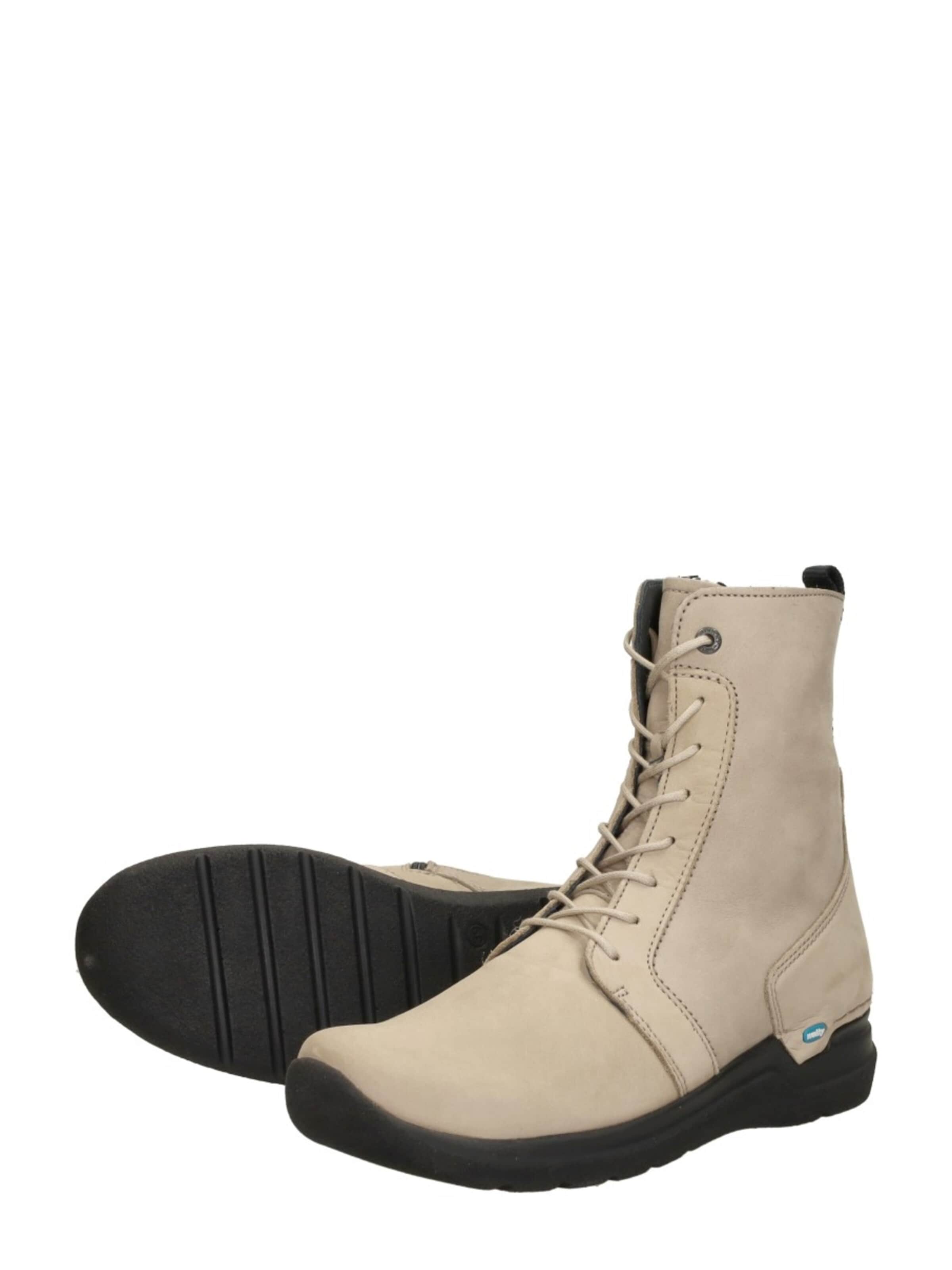 Wolky Schnürstiefelette 'Viper'‌ in Beige