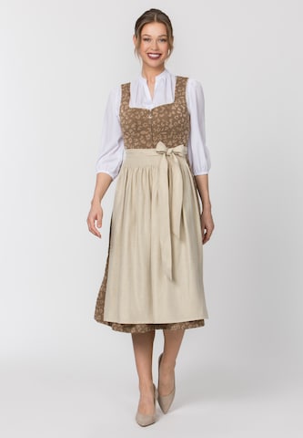 STOCKERPOINT Dirndl 'Charlotte' in Goud: voorkant