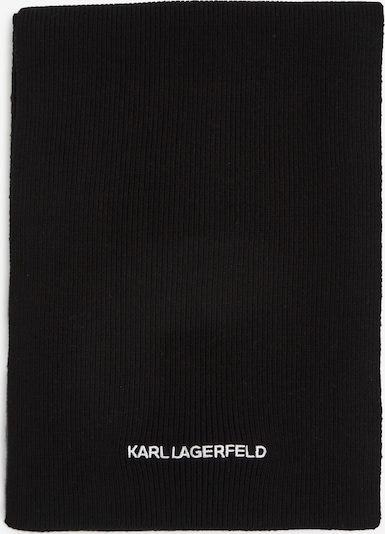 Karl Lagerfeld Scarf 'Essential' in schwarz / weiß, Produktansicht