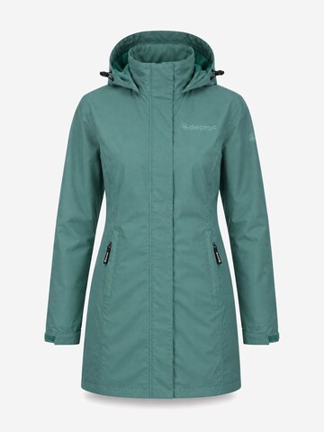 deproc Winterjas 'Outdoorparka LAVAL LONG Damen Outdoorjacke, Regenjacke' in Groen