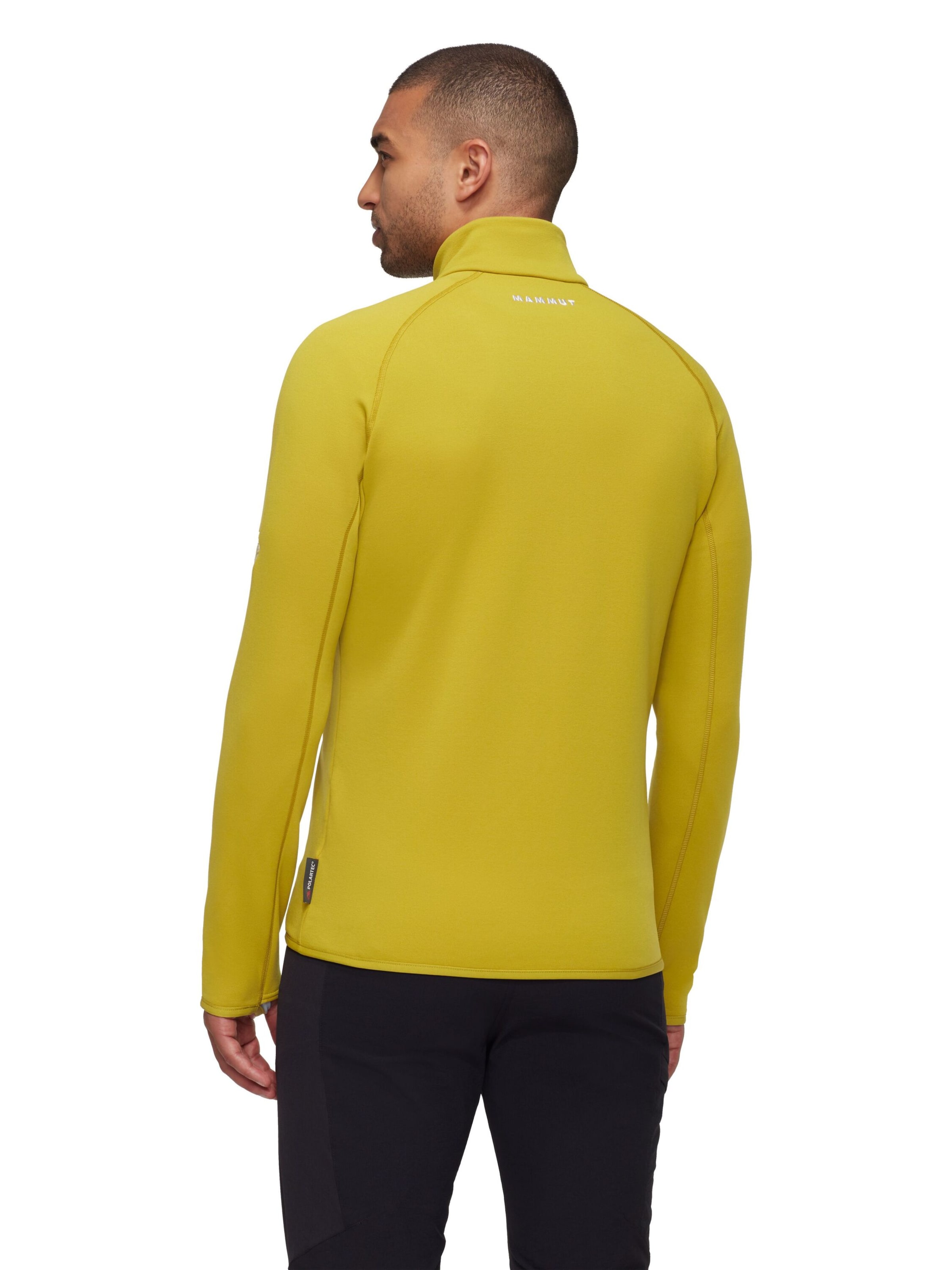 MAMMUT Athletic Fleece Jacket in Yellow