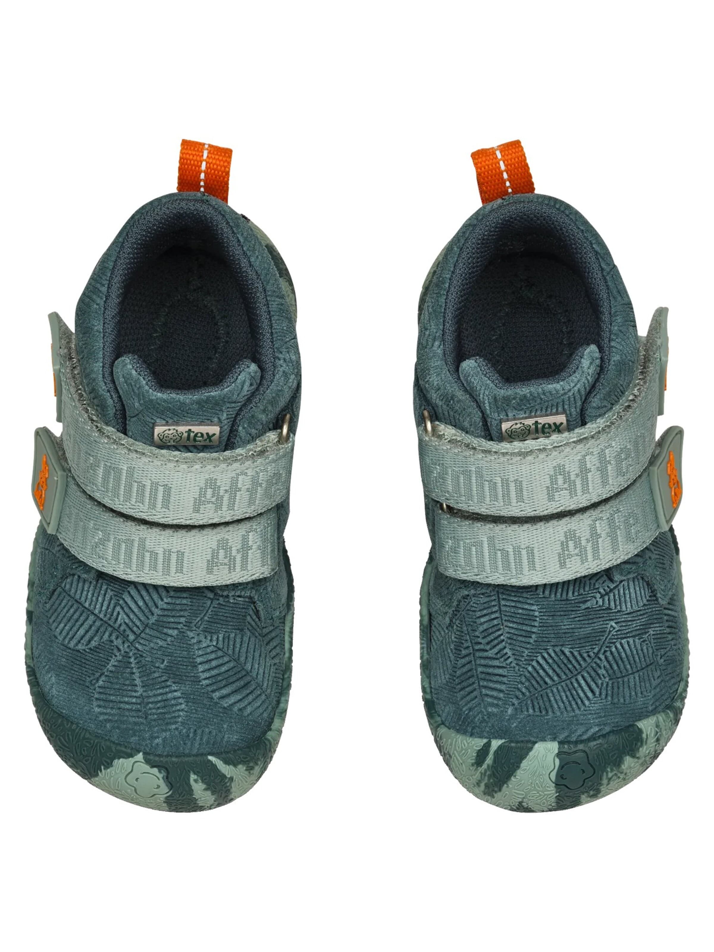 Affenzahn First-Step Shoes 'Lauflernschuh Leder Talky' in Green