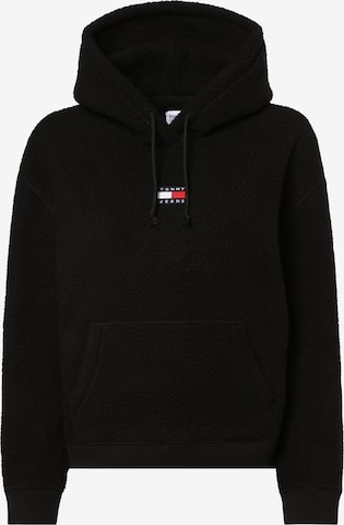 Tommy Jeans Sweatshirt in Black: front