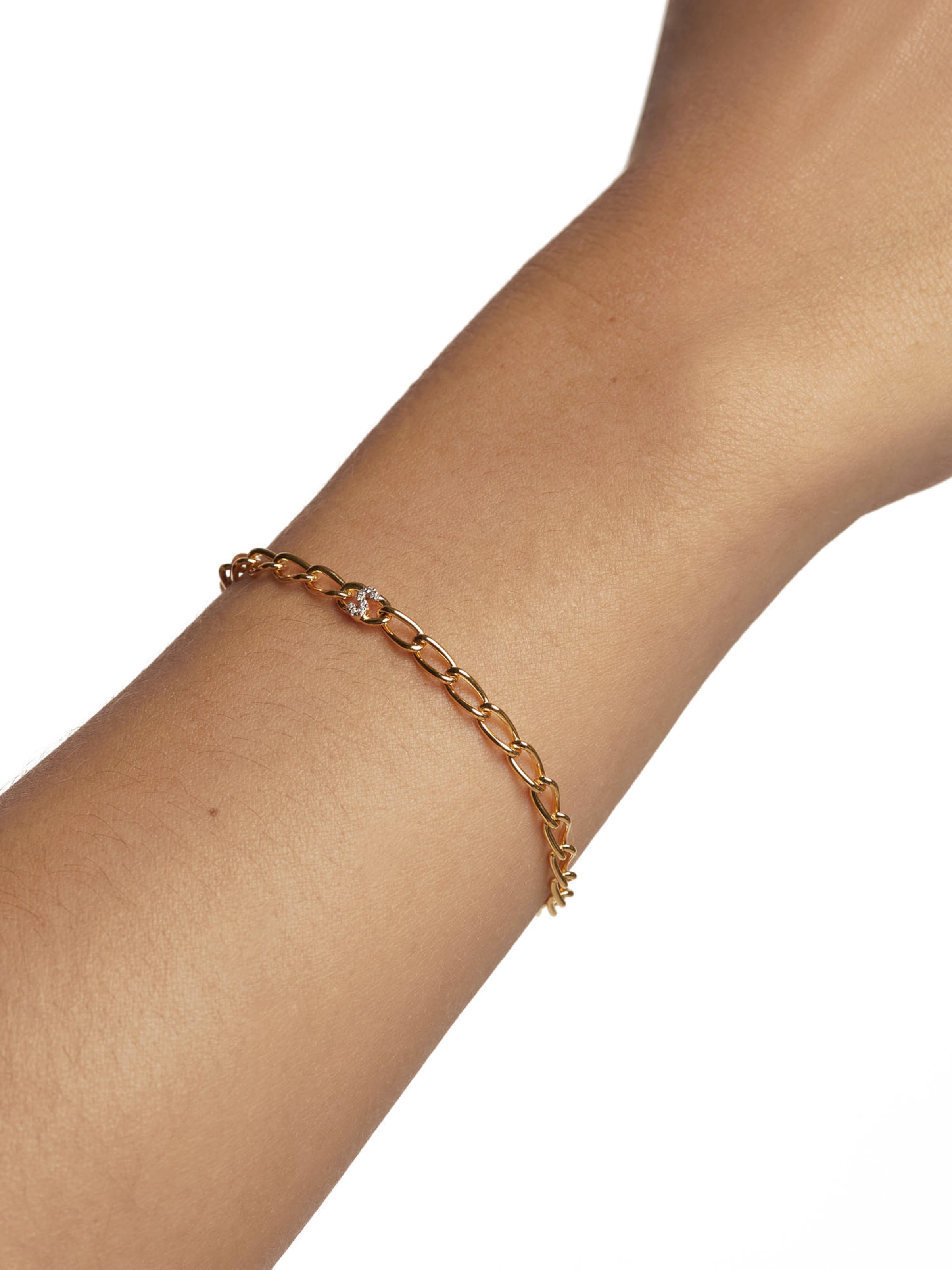 P D PAOLA Bracelet in Gold: front