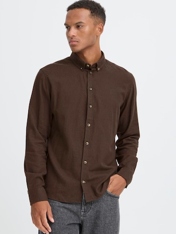 BLEND Regular Fit Skjorte 'BHBurley' i brun: forside