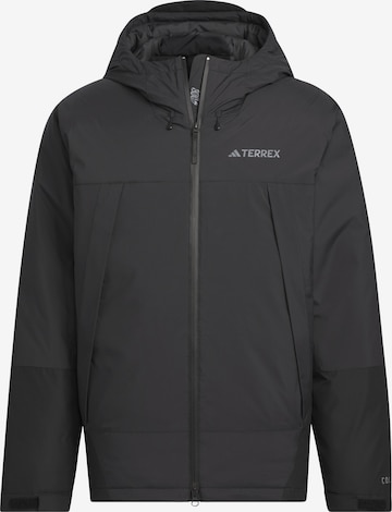 ADIDAS TERREX Outdoor jacket 'Goose' in Black: front