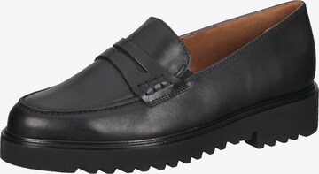 Paul Green Classic Flats in Black: front