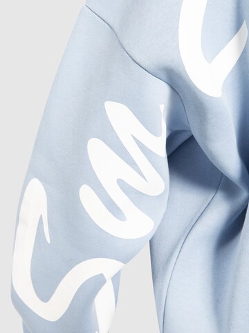 Smilodox Sweatshirt ' Liquid Brail ' in Blue