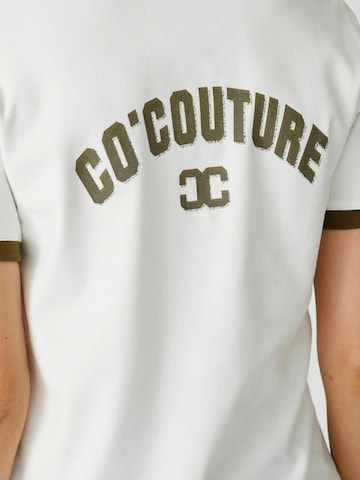 T-shirt ' EdgeCC ' co'couture en blanc