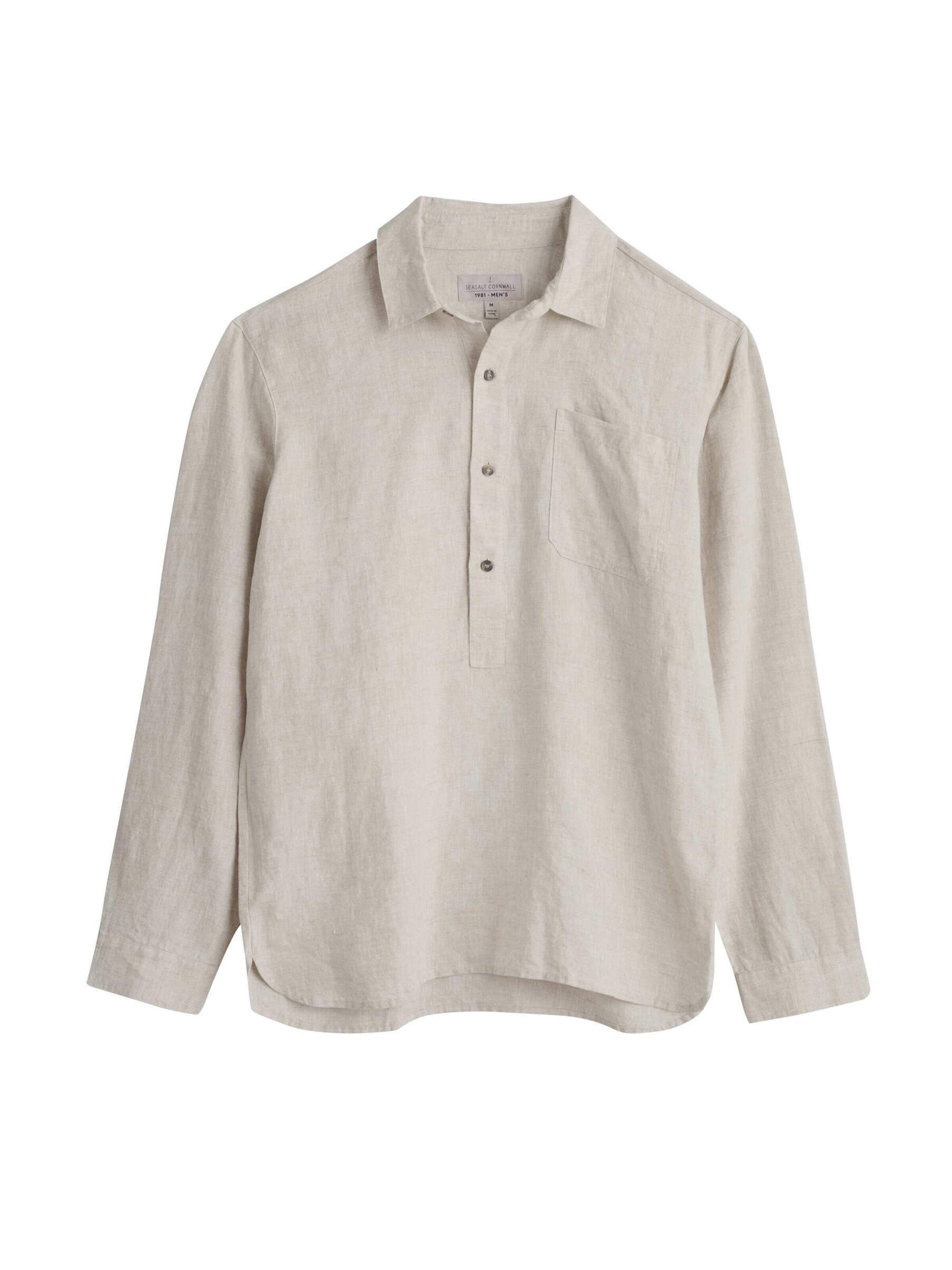 Seasalt Cornwall Shirt 'Artist's' in Beige: front