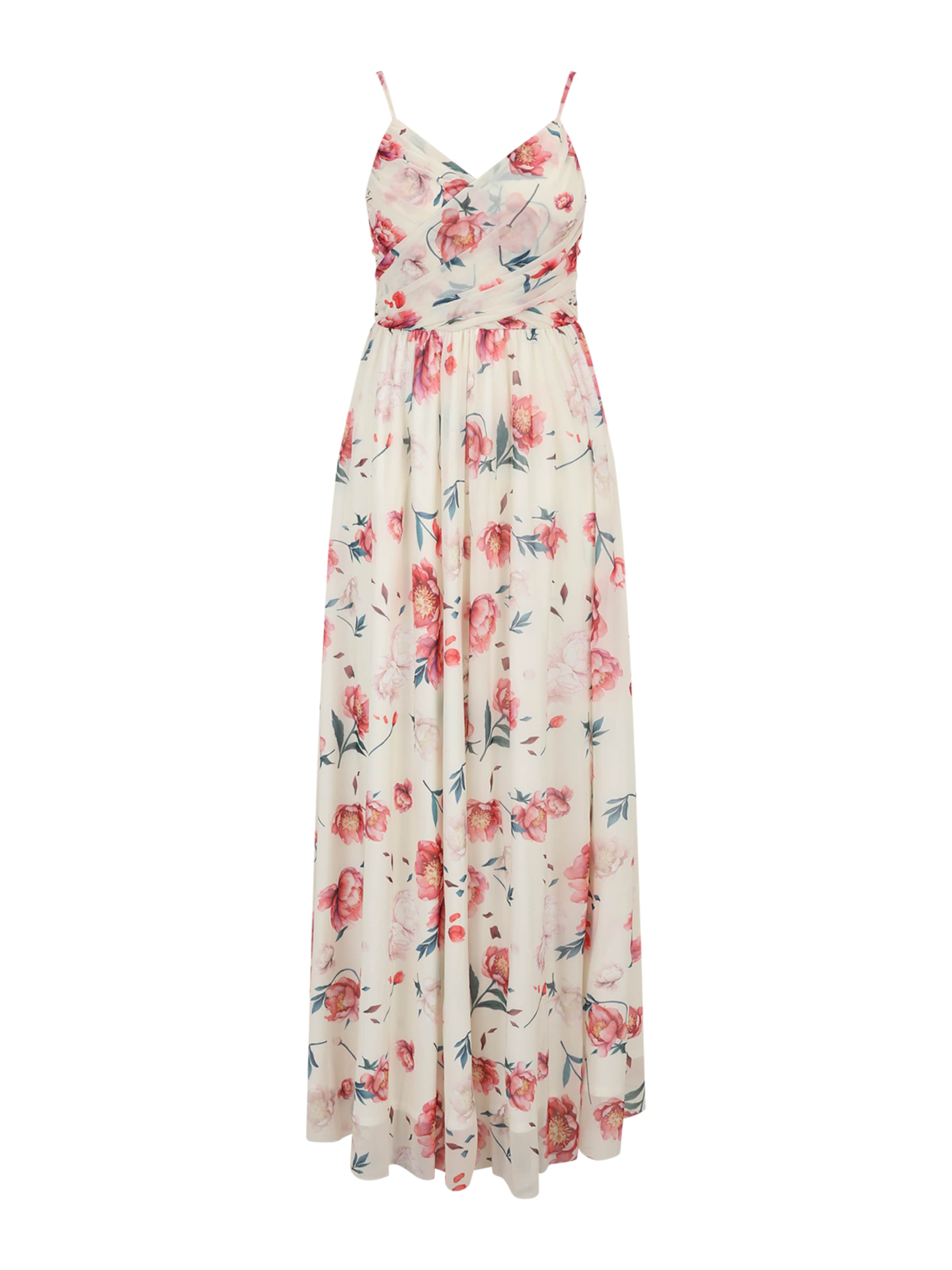 Abito da sera 'Cathleen' Guido Maria Kretschmer Women di colore crema / verde scuro / rosa / rosso chiaro, Visualizzazione prodotti