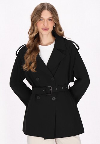 Manteau mi-saison DreiMaster Klassik en noir : devant