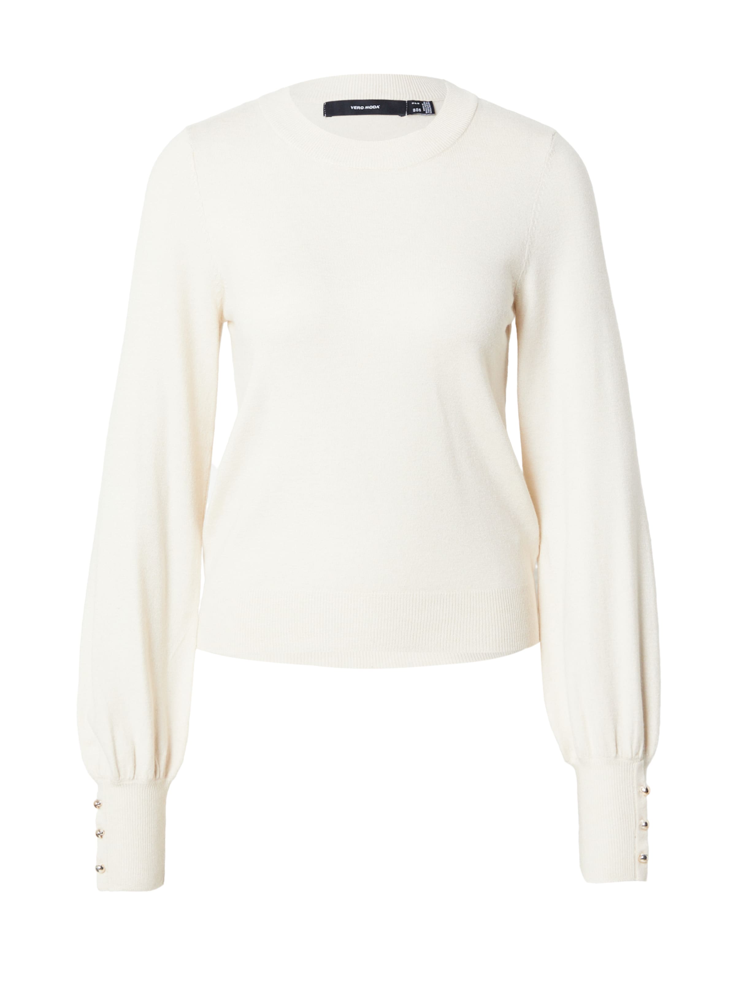 Pulover 'VMHAPPY' de la VERO MODA pe bej: față