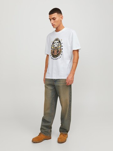 T-Shirt 'HEAVENS' JACK & JONES en blanc