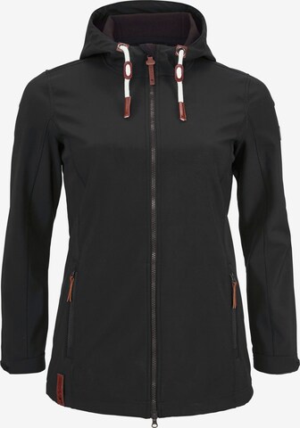 OCEAN SPORTSWEAR Athletic Jacket in Black: front