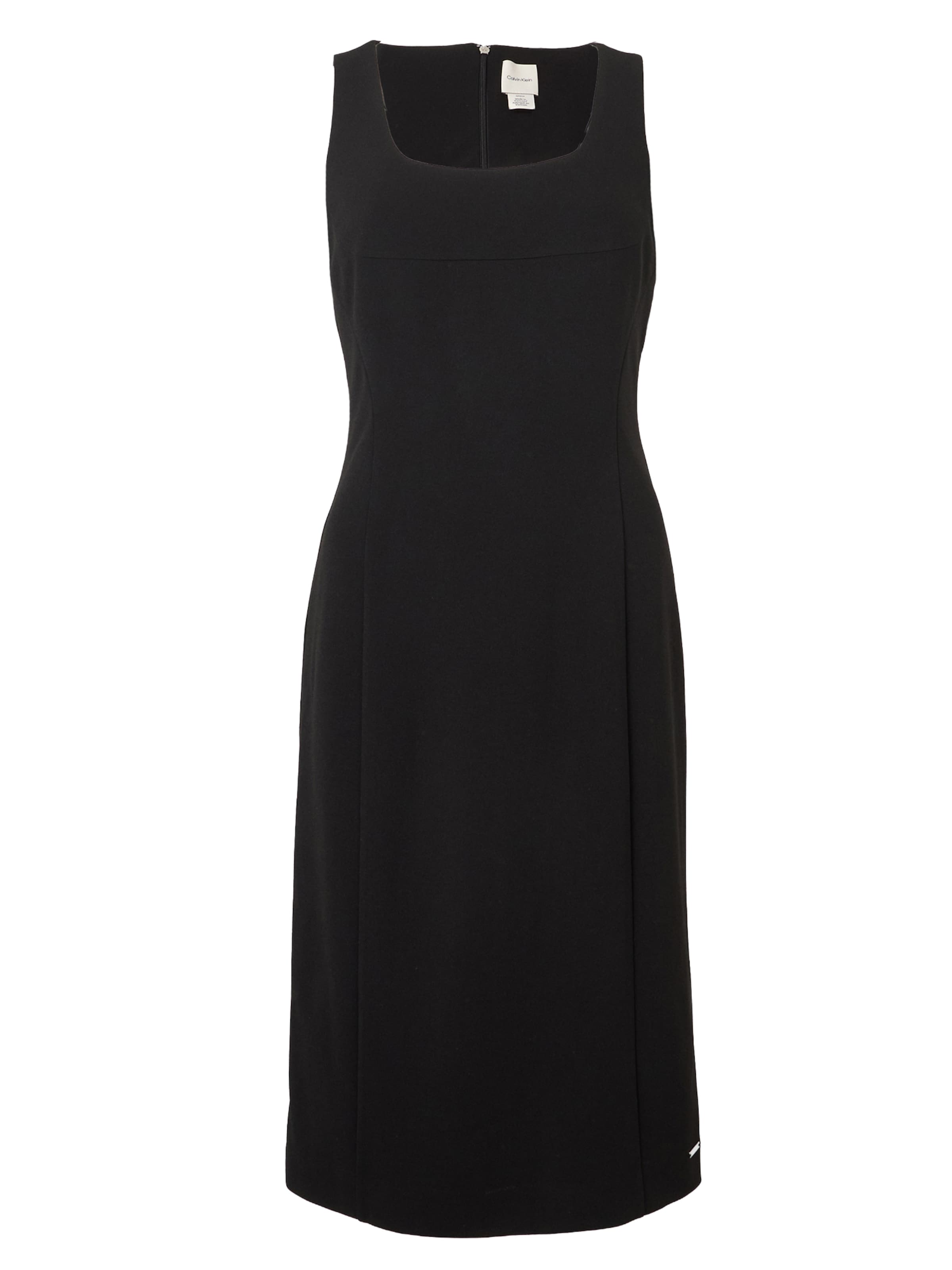 Calvin Klein Kokerjurk in Zwart: voorkant