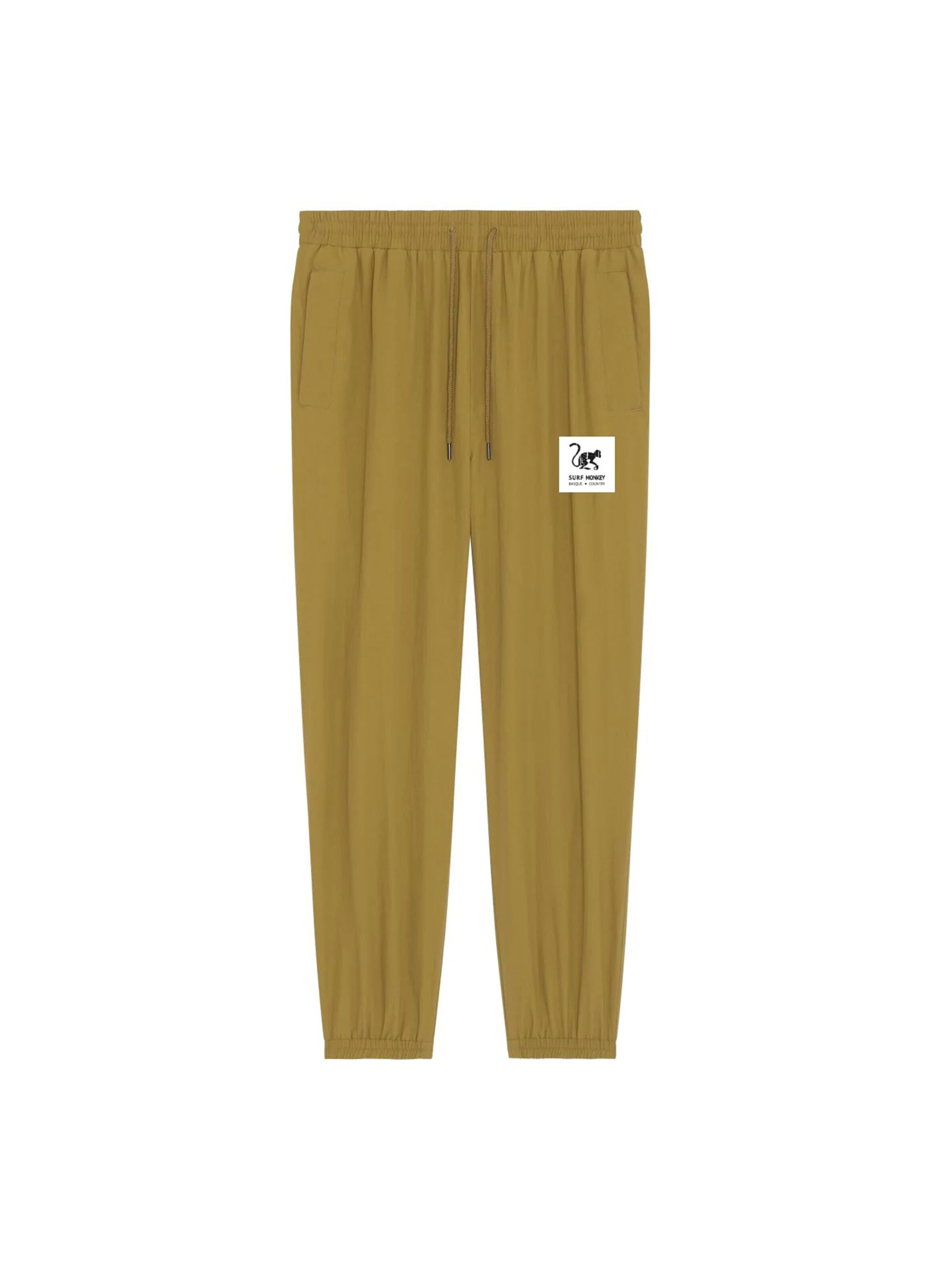Surf Monkey - Loosefit Pantalón funcional en amarillo: frente
