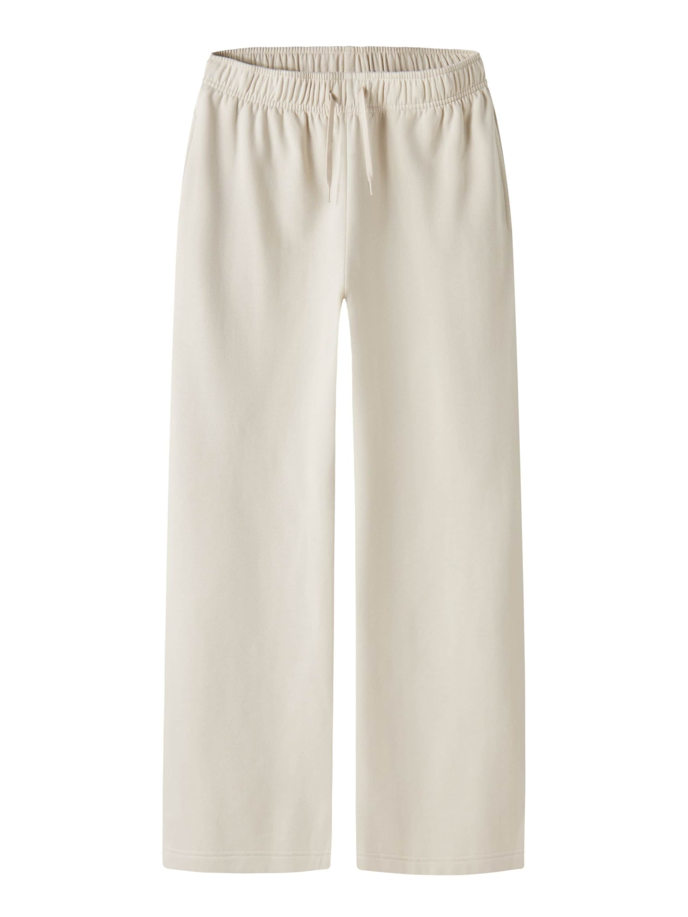 TWO SOON Loosefit Bukser i hvid: forside