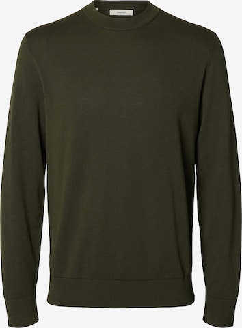 SELECTED Sweater 'SLHTORINO' in Green: front