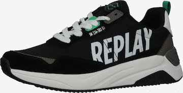 REPLAY Sneakers laag in Zwart: voorkant