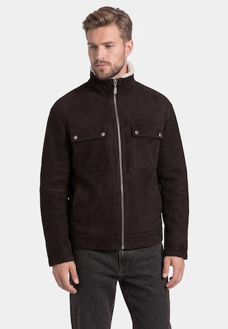 DreiMaster PREMIUM Between-Season Jacket in Blue: front