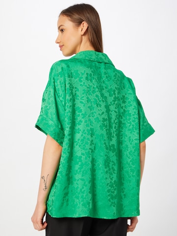 AMERICAN VINTAGE Bluse 'CHEMISE' i grøn