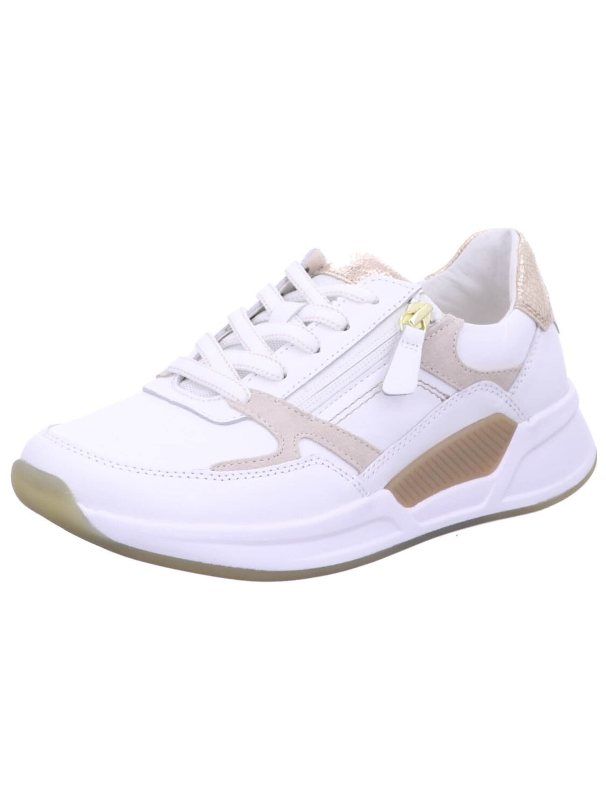 Gabor Comfort Sneakers 'Sneaker Low Damen 66.958 52 Echtleder in weiß' in White: front