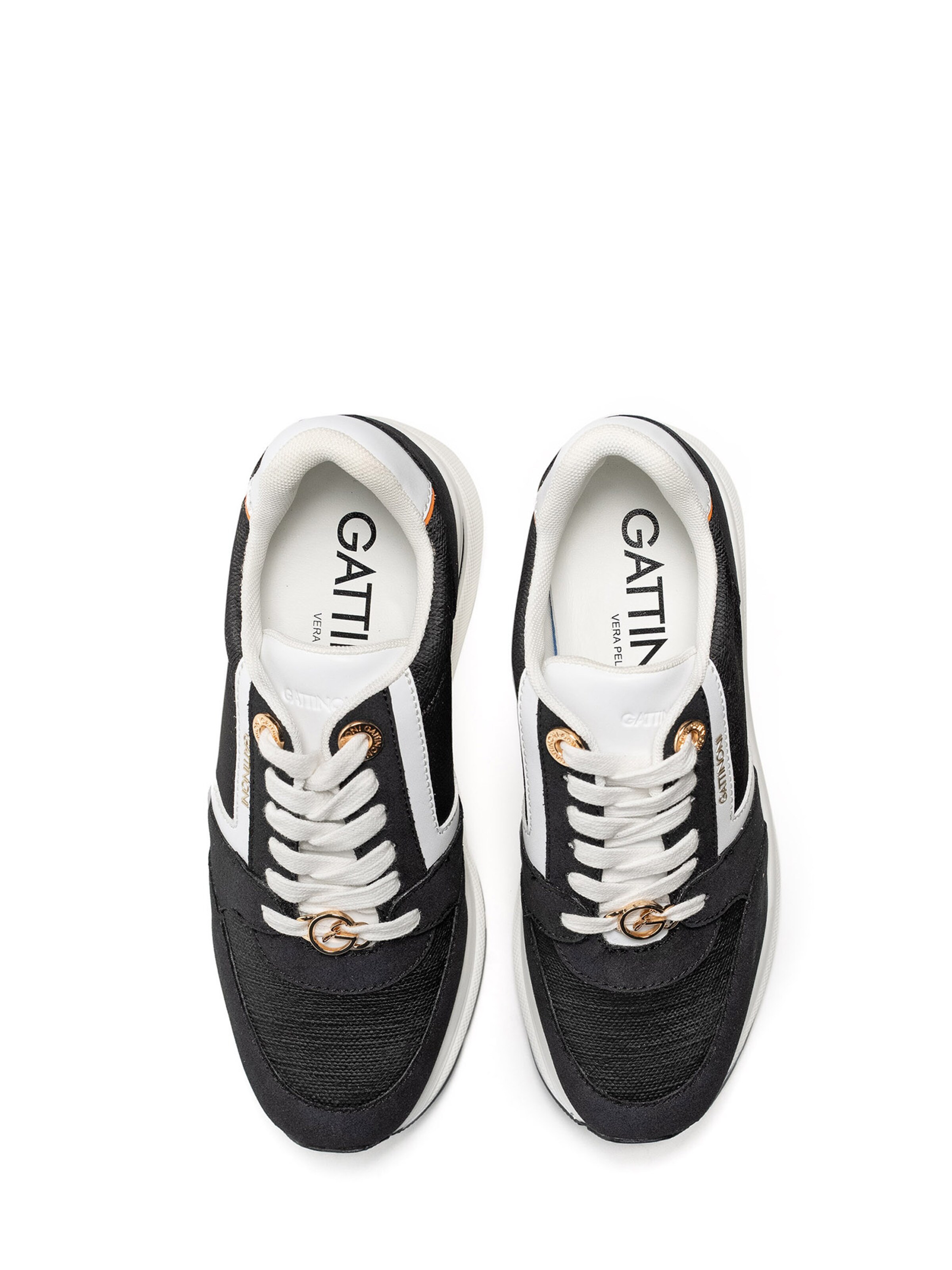 Gattinoni Platform trainers in Black