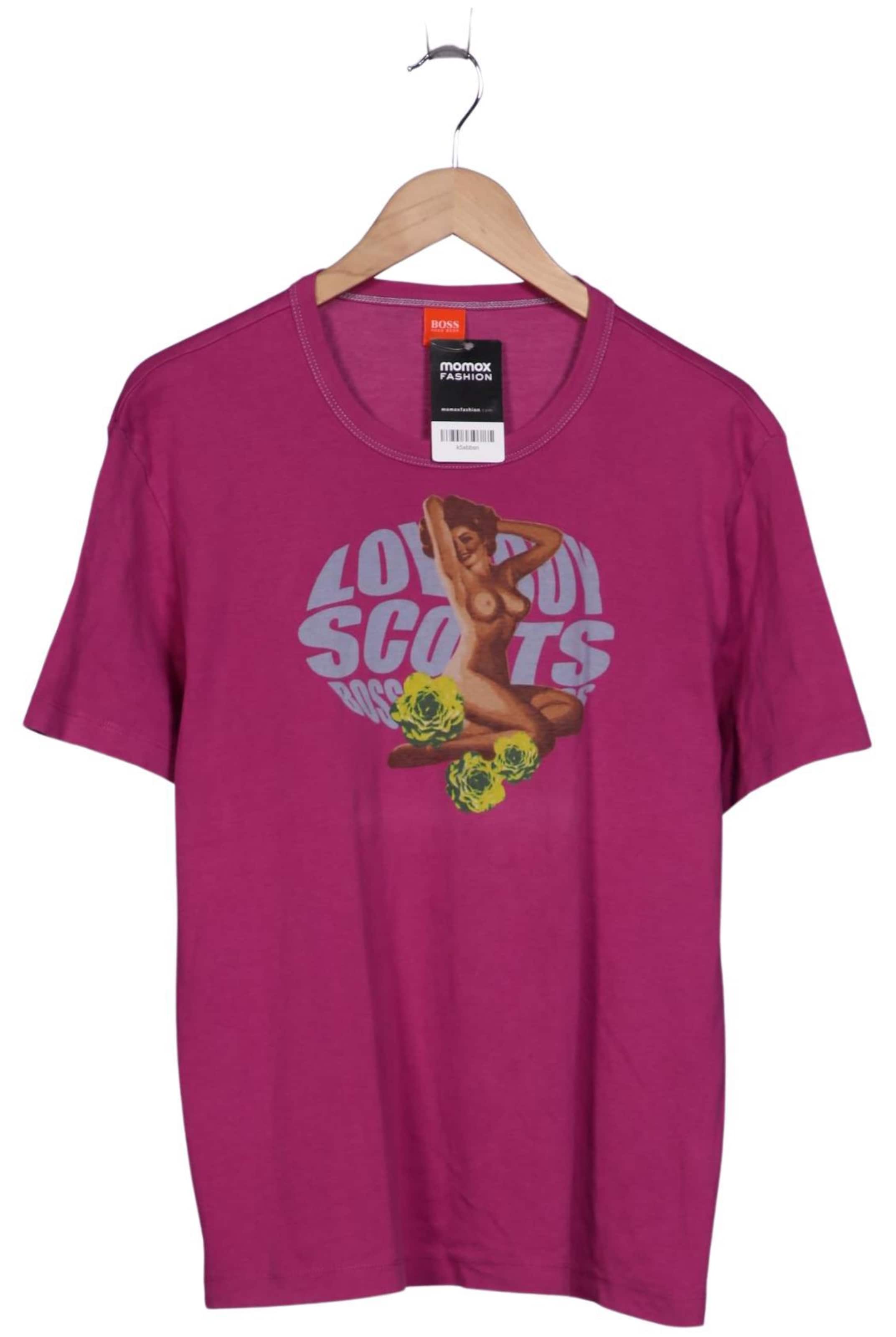 BOSS Orange T-Shirt XXL in Pink: Vorderseite
