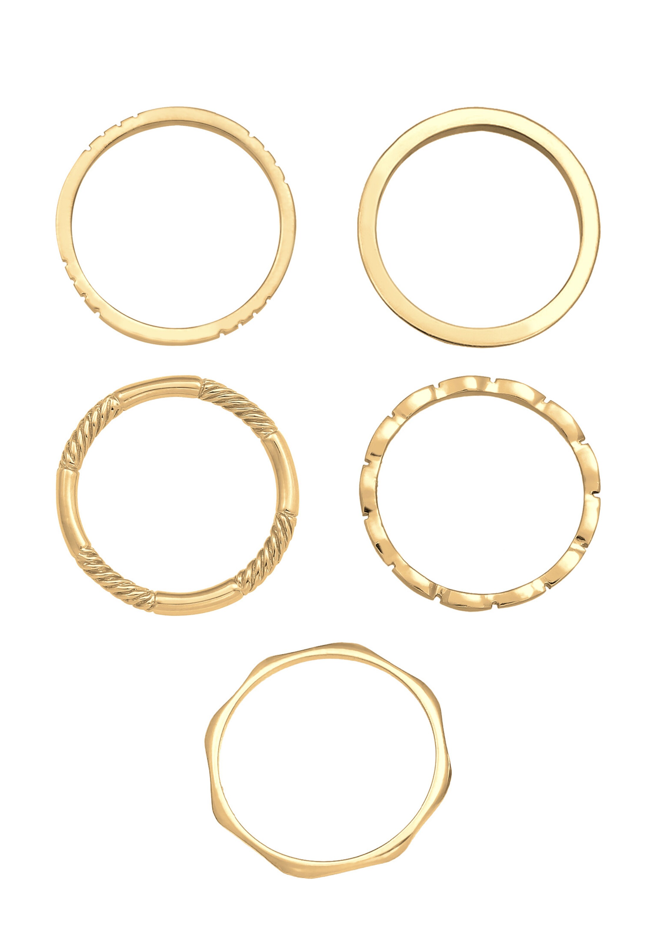 ELLI Schmuckset in Gold