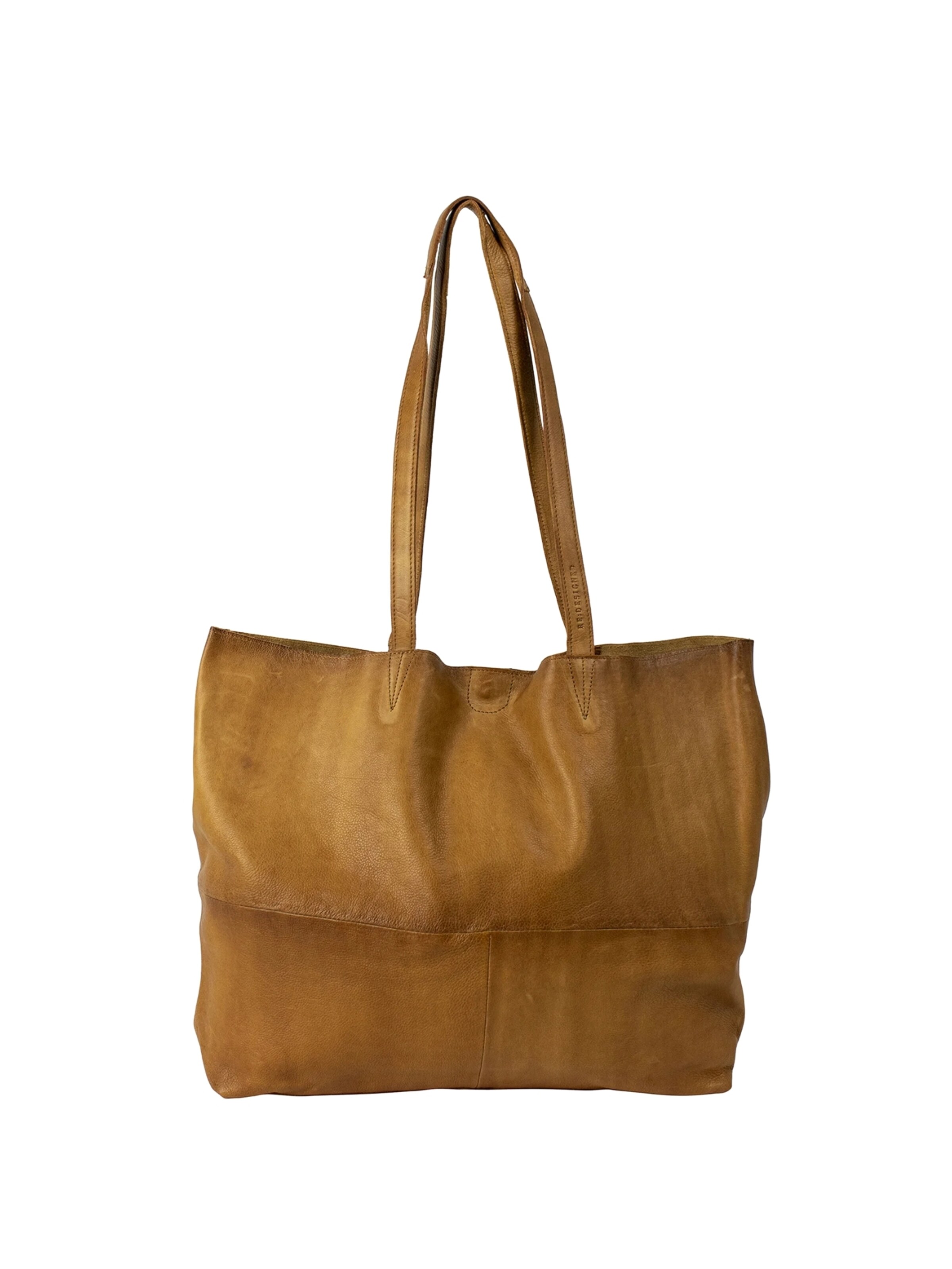 RE:DESIGNED Shopper ' Narlo ' i cognac, Produktvisning