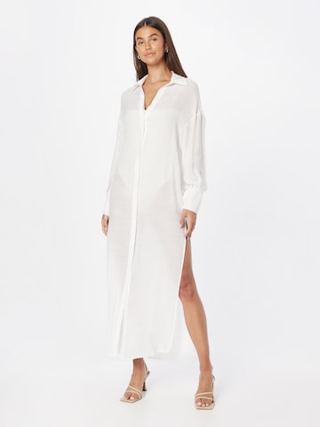 Misspap - Vestido de praia em branco: frente