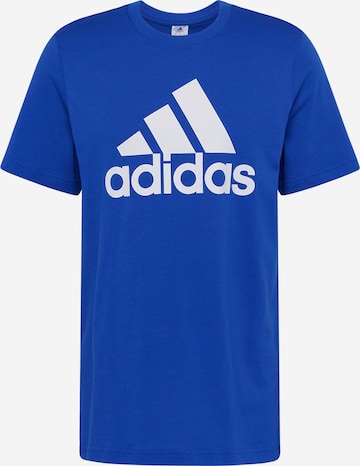 Tricou funcțional 'Essentials' de la ADIDAS SPORTSWEAR pe albastru: față