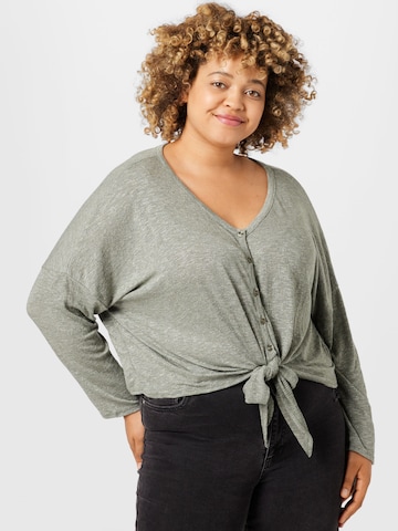 ABOUT YOU Curvy Shirt 'Jaden' in Grün: predná strana